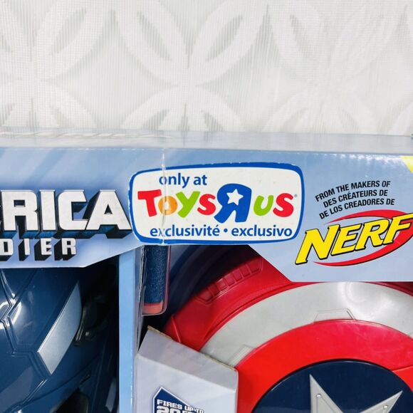 Nerf Marvel Captain America Winter Soldier Super Soldier Gear Mega Pack Set 2014 - Picture 2 of 7